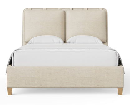 Vaughan Bassett - Nordhaven - Queen Uph Bed-Sandstone  - 853-551K-155K-822K-404 view 4