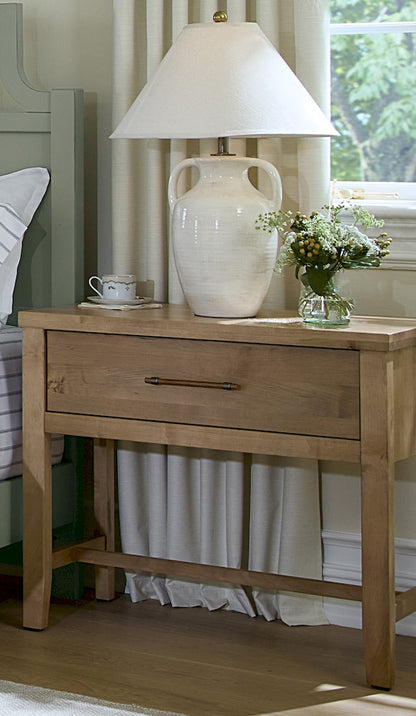 Vaughan Bassett - Pure Maple - Bedside Table - 1 Drwr  - Natural Maple  - 182-228 view 6