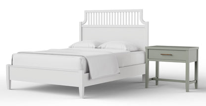 Vaughan Bassett - Pure Maple - Bedside Table - 1 Drwr  - Sage  - 183-228 view 5
