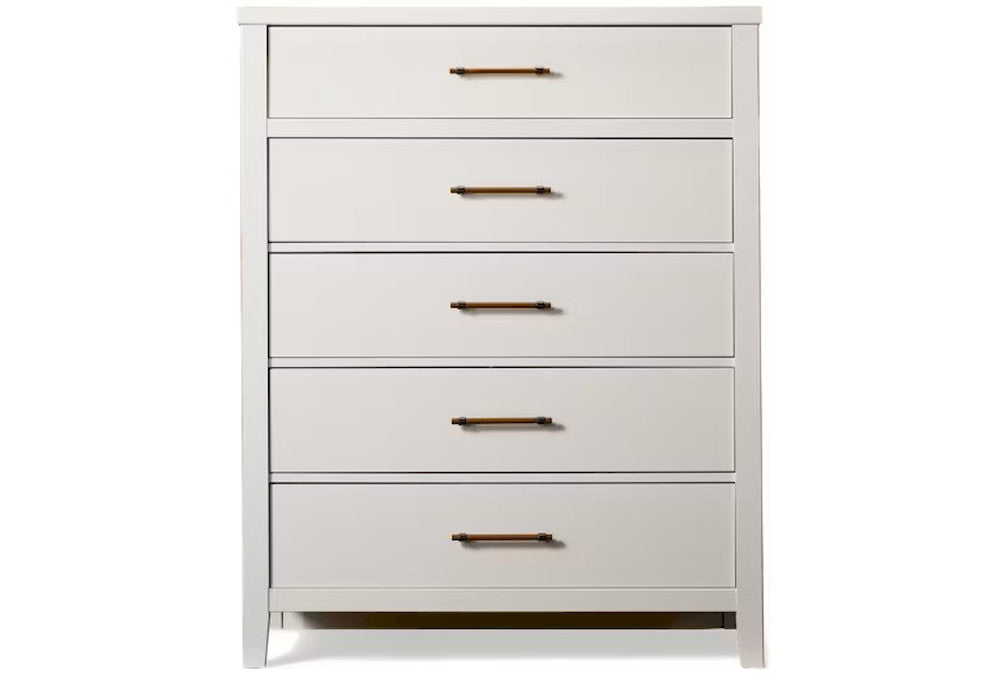 Vaughan Bassett - Pure Maple - Chest - 5 Drwr  - Cottage White  - 184-115 view 1