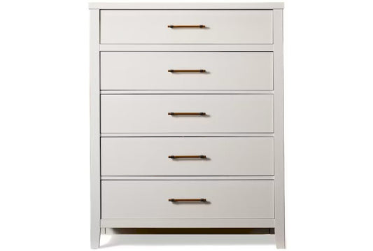 Vaughan Bassett - Pure Maple - Chest - 5 Drwr  - Cottage White  - 184-115 view 1