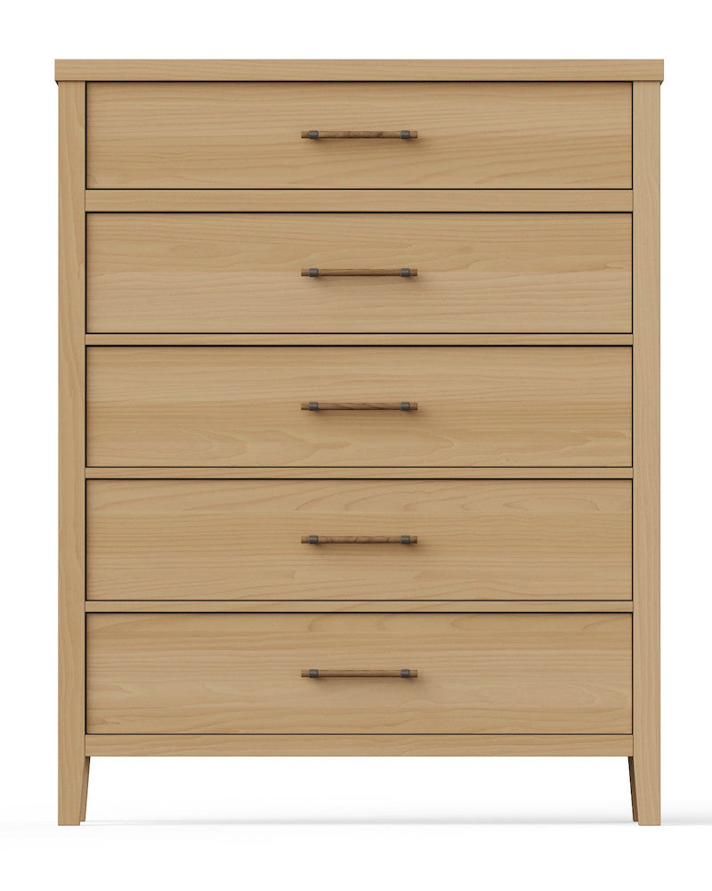 Vaughan Bassett - Pure Maple - Chest - 5 Drwr  - Natural Maple  - 182-115 view 5