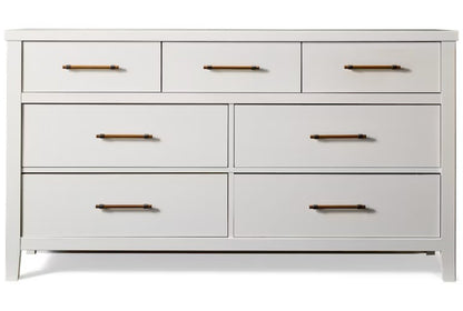 Vaughan Bassett - Pure Maple - Dresser - 7 Drwr  - Cottage White  - 184-003 view 1