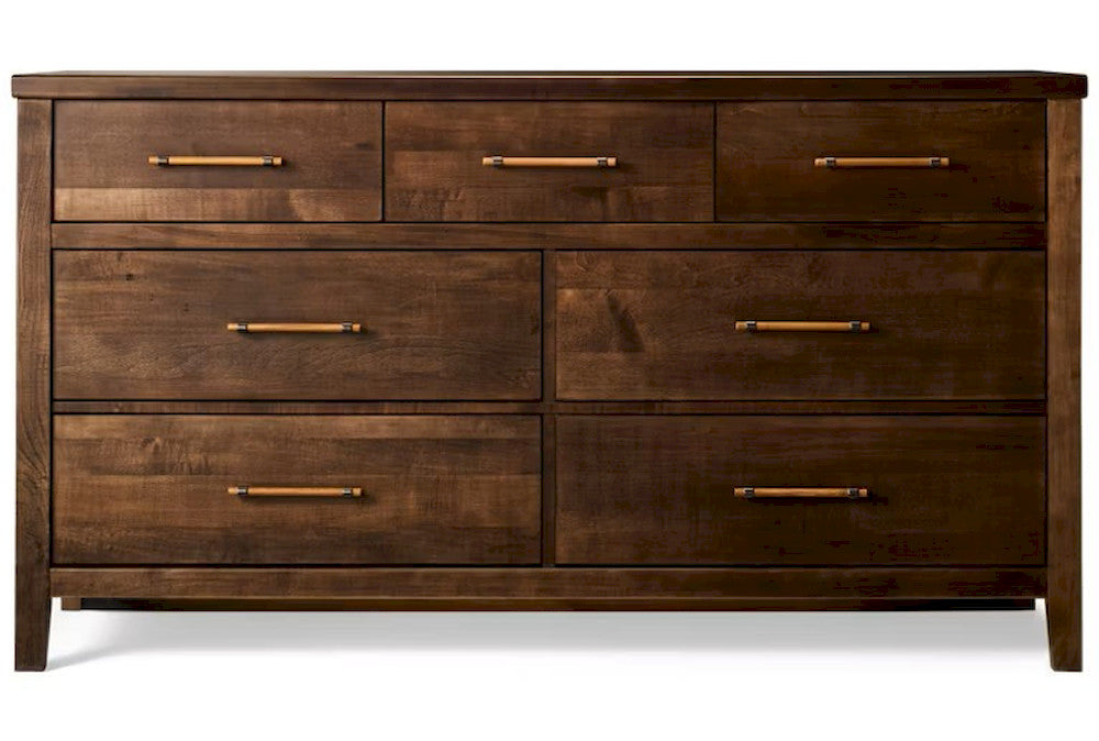 Vaughan Bassett - Pure Maple - Dresser - 7 Drwr  - Maple Syrup  - 180-003 view 1