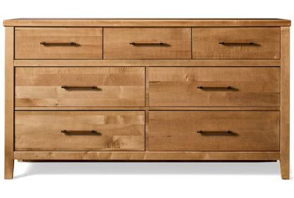 Vaughan Bassett - Pure Maple - Dresser - 7 Drwr  - Natural Maple  - 182-003 view 1