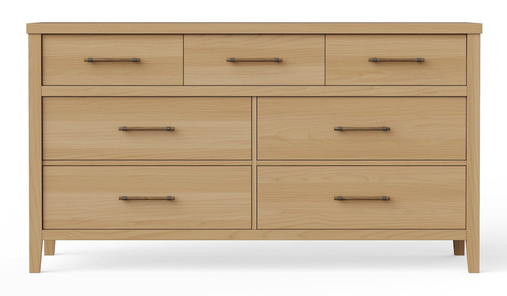 Vaughan Bassett - Pure Maple - Dresser - 7 Drwr  - Natural Maple  - 182-003 view 4