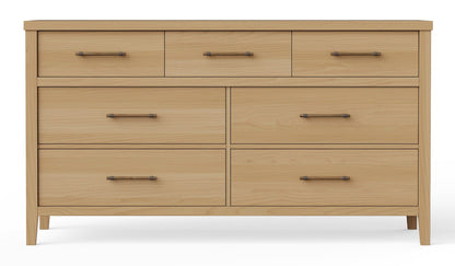 Vaughan Bassett - Pure Maple - Dresser - 7 Drwr  - Natural Maple  - 182-003 view 4