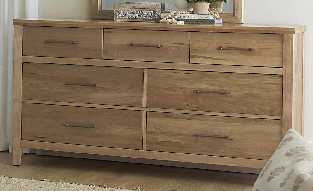 Vaughan Bassett - Pure Maple - Dresser - 7 Drwr  - Natural Maple  - 182-003 view 5