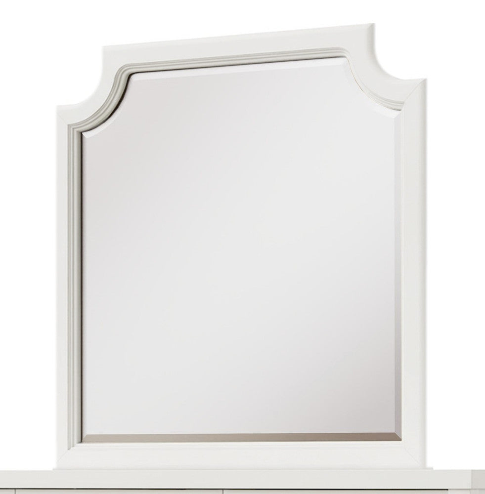 Vaughan Bassett - Pure Maple - Garden Mirror  - Cottage White  - 184-448 view 3