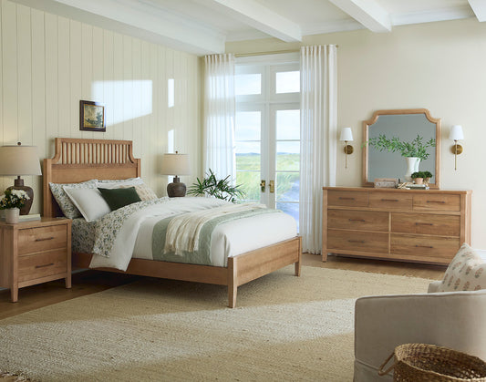 Vaughan Bassett - Pure Maple - King Garden Bed  - Natural Maple  - 182-668-866-933-MS2 view 2