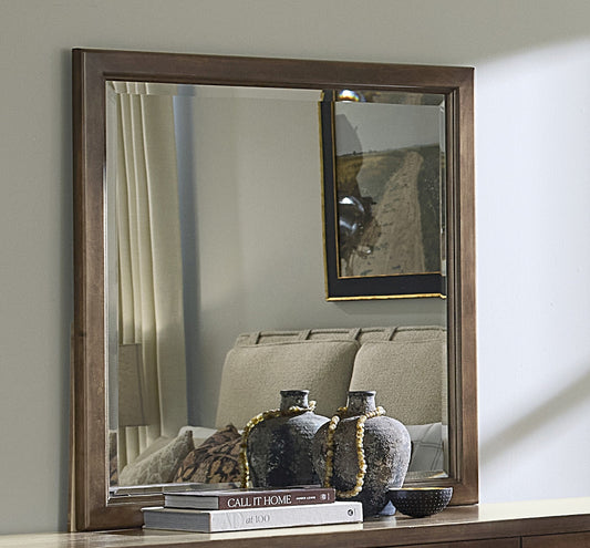 Vaughan Bassett - Pure Maple - Landscape Mirror  - Maple Syrup  - 180-447 view 1