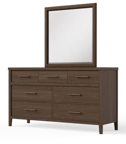 Vaughan Bassett - Pure Maple - Landscape Mirror  - Maple Syrup  - 180-447 view 3