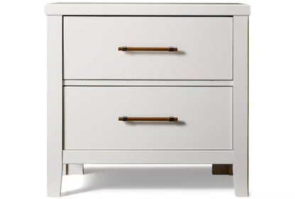 Vaughan Bassett - Pure Maple - Night Stand - 2 Drwr  - Cottage White  - 184-227 view 1