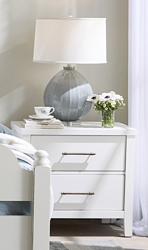 Vaughan Bassett - Pure Maple - Night Stand - 2 Drwr  - Cottage White  - 184-227 view 5