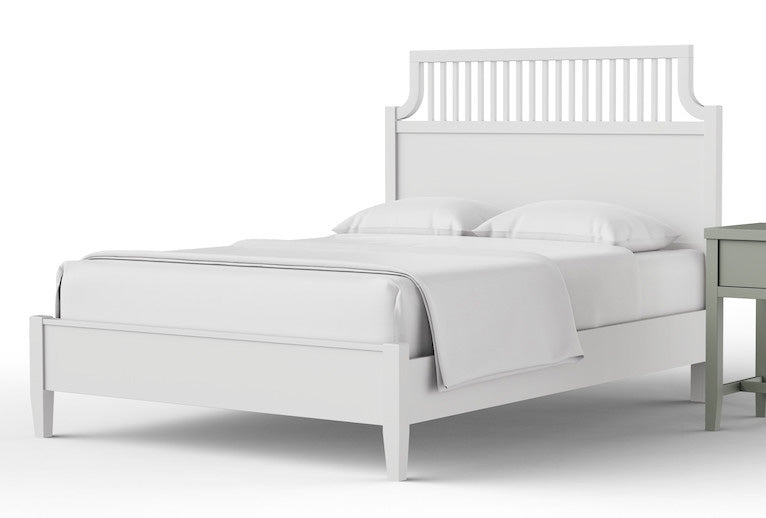 Vaughan Bassett - Pure Maple - Queen Garden Bed  - Cottage White  - 184-558-855-922 view 1