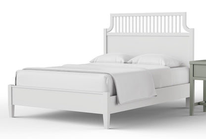 Vaughan Bassett - Pure Maple - Queen Garden Bed  - Cottage White  - 184-558-855-922 view 1