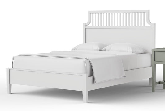 Vaughan Bassett - Pure Maple - Queen Garden Bed  - Cottage White  - 184-558-855-922 view 1
