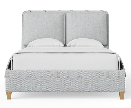 Vaughan Bassett - Pure Maple - Queen Uph Bed-Blue Mist  - 180-551H-155H-822H-404 view 1