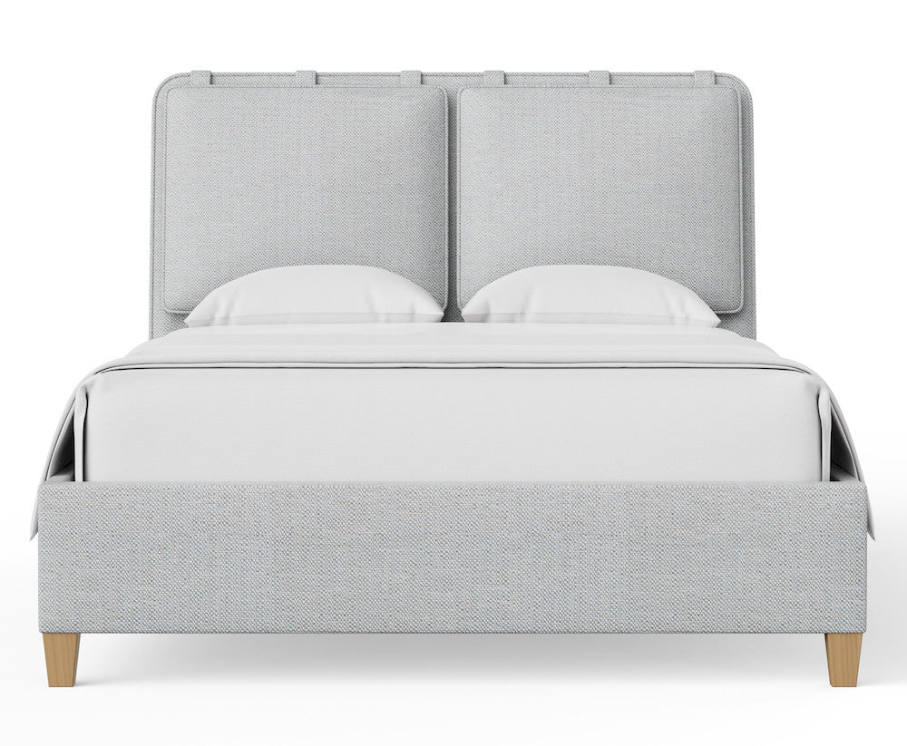 Vaughan Bassett - Pure Maple - Queen Uph Bed-Blue Mist  - 182-551H-155H-822H-404 view 1