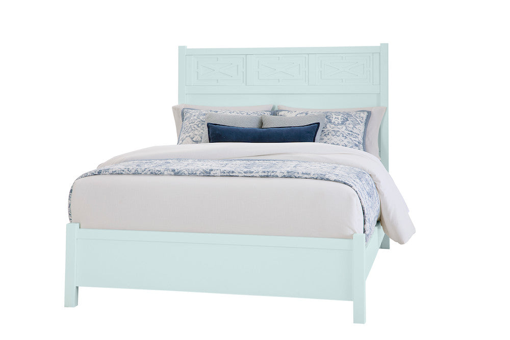 Vaughan Bassett - Tide and Timber - Cal King Fretwork Bed - Blue Maple - 835-667-766-944-MS1  view 1