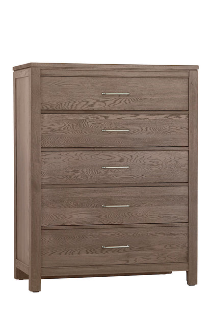 Vaughan Bassett - Tide and Timber - Chest - 5 Drwr - Grey Oak - 831-115  view 1