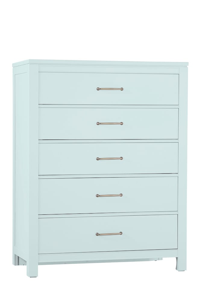 Vaughan Bassett - Tide and Timber - Chest - 5 Drwr - Misty Blue Maple - 835-115  view 1