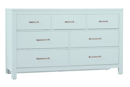 Vaughan Bassett - Tide and Timber - Dresser - 7 Drwr - Misty Blue Maple - 835-002  view 1