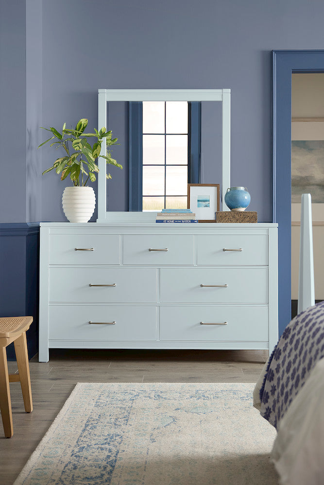 Vaughan Bassett - Tide and Timber - Dresser - 7 Drwr - Misty Blue Maple - 835-002  view 3