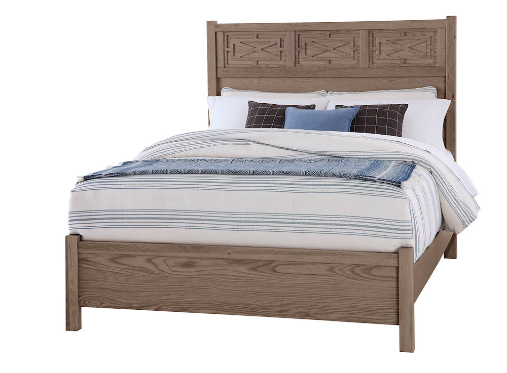 Vaughan Bassett - Tide and Timber - King Fretwork Bed - Grey Oak - 831-667-766-922-MS1  view 1