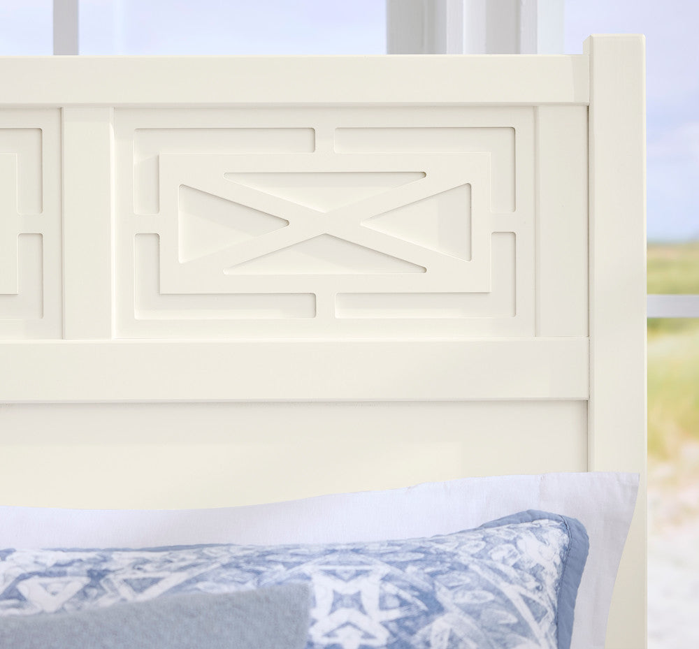 Vaughan Bassett - Tide and Timber - King Fretwork Bed - White Maple - 834-667-766-922-MS1  view 2