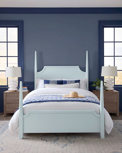 Vaughan Bassett - Tide and Timber - King Pencil Poster Bed - Blue Maple - 835-668-866-922-MS1  view 4