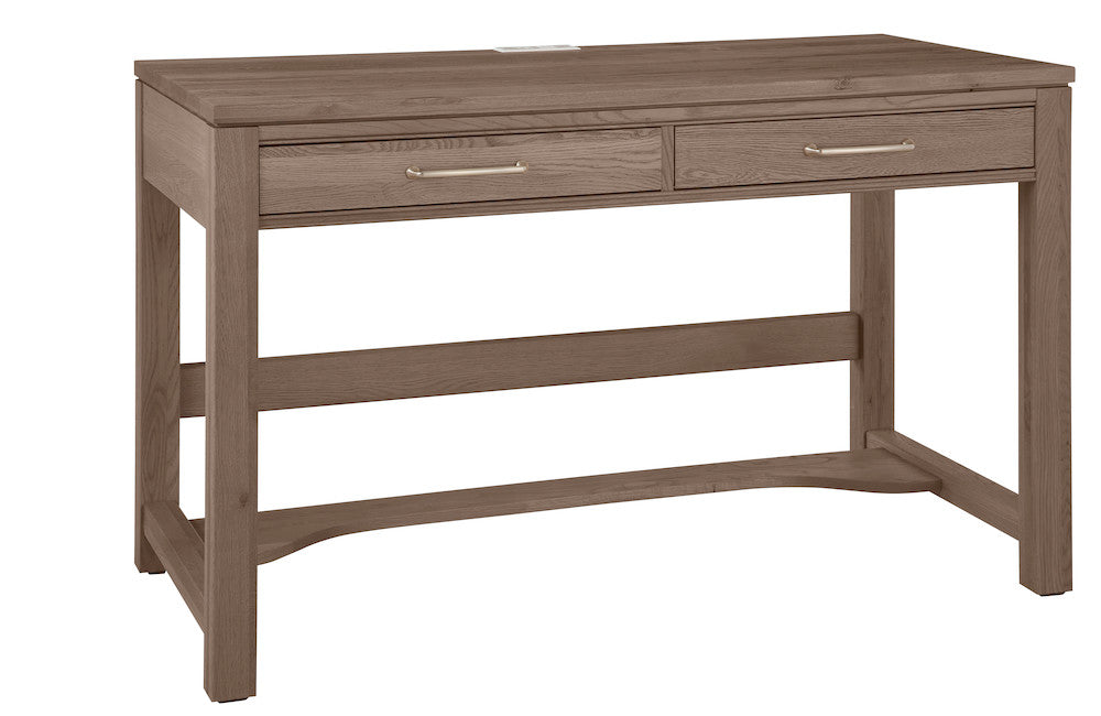 Vaughan Bassett - Tide and Timber - Laptop/Tablet Desk - 2 Drwr - Grey Oak - 831-778  view 1