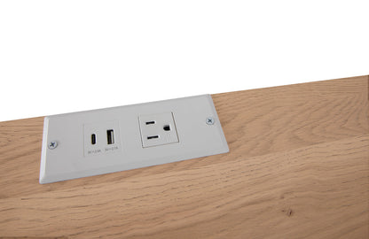 Vaughan Bassett - Tide and Timber - Laptop/Tablet Desk - Clear Oak - 830-778  view 3