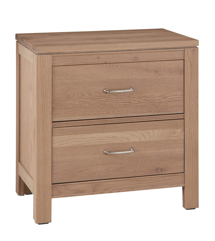 Vaughan Bassett - Tide and Timber - Nightstand - 2 Drwr - Clear Oak - 830-227  view 1