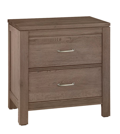 Vaughan Bassett - Tide and Timber - Nightstand - 2 Drwr - Grey Oak - 831-227  view 1