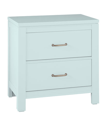 Vaughan Bassett - Tide and Timber - Nightstand - 2 Drwr - Misty Blue Maple - 835-227  view 1