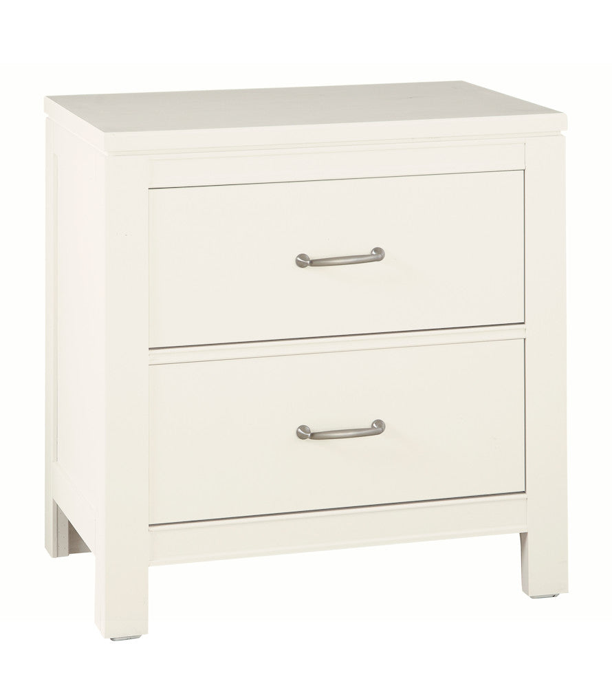 Vaughan Bassett - Tide and Timber - Nightstand - 2 Drwr - White Maple - 834-227  view 1