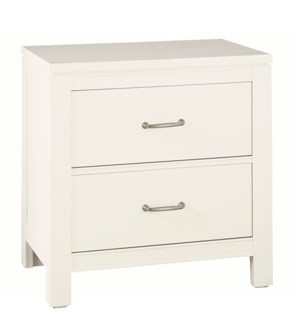 Vaughan Bassett - Tide and Timber - Nightstand - 2 Drwr - White Maple - 834-227  view 1