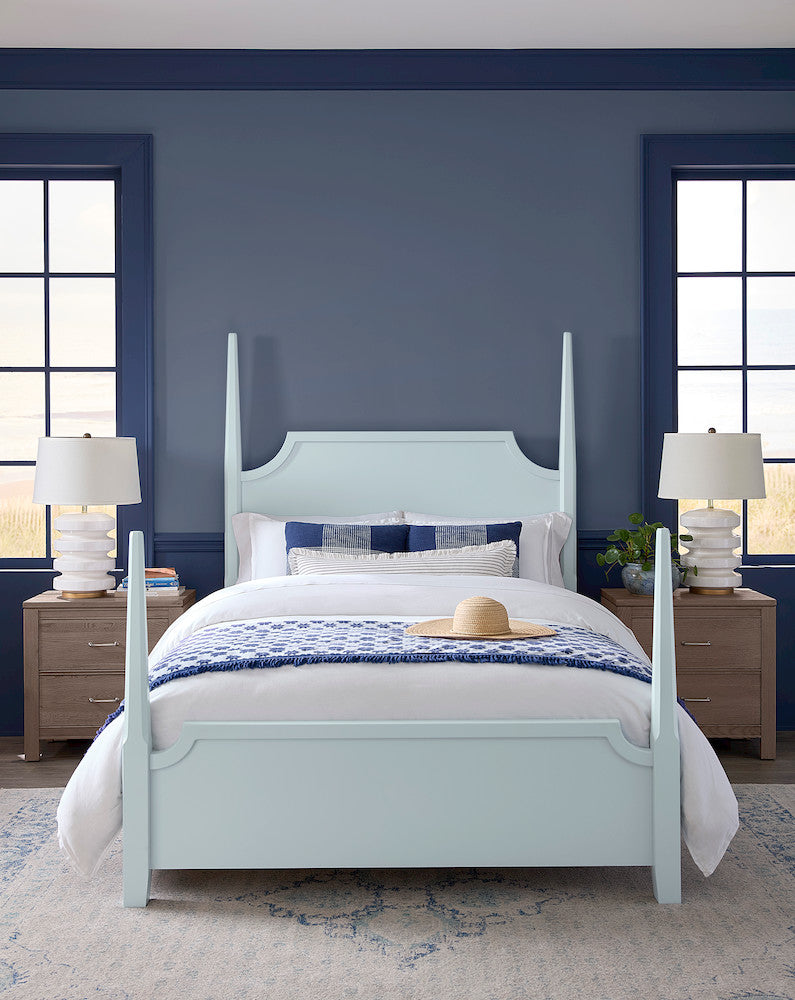 Vaughan Bassett - Tide and Timber - Pencil Poster Bed 3/3 - Blue Maple - 835-338-833-900  view 2