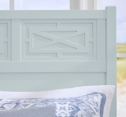 Vaughan Bassett - Tide and Timber - Queen Fretwork Bed - Blue Maple - 835-557-755-922  view 2