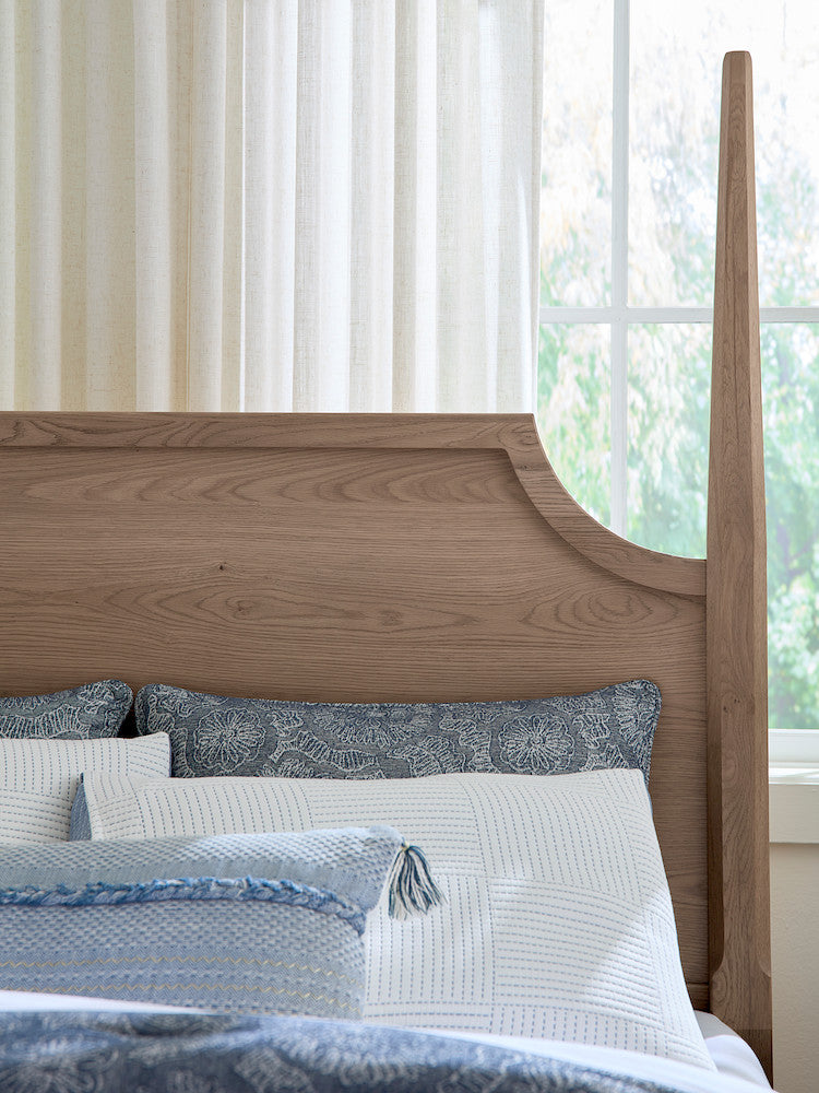 Vaughan Bassett - Tide and Timber - Queen Pencil Poster Bed - Grey Oak - 831-558-855-922  view 3