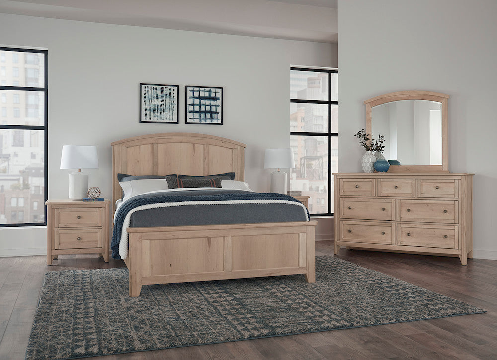 Vaughan Bassett - Woodbridge - Arched Mirror - Clear Maple - 822-447  view 4