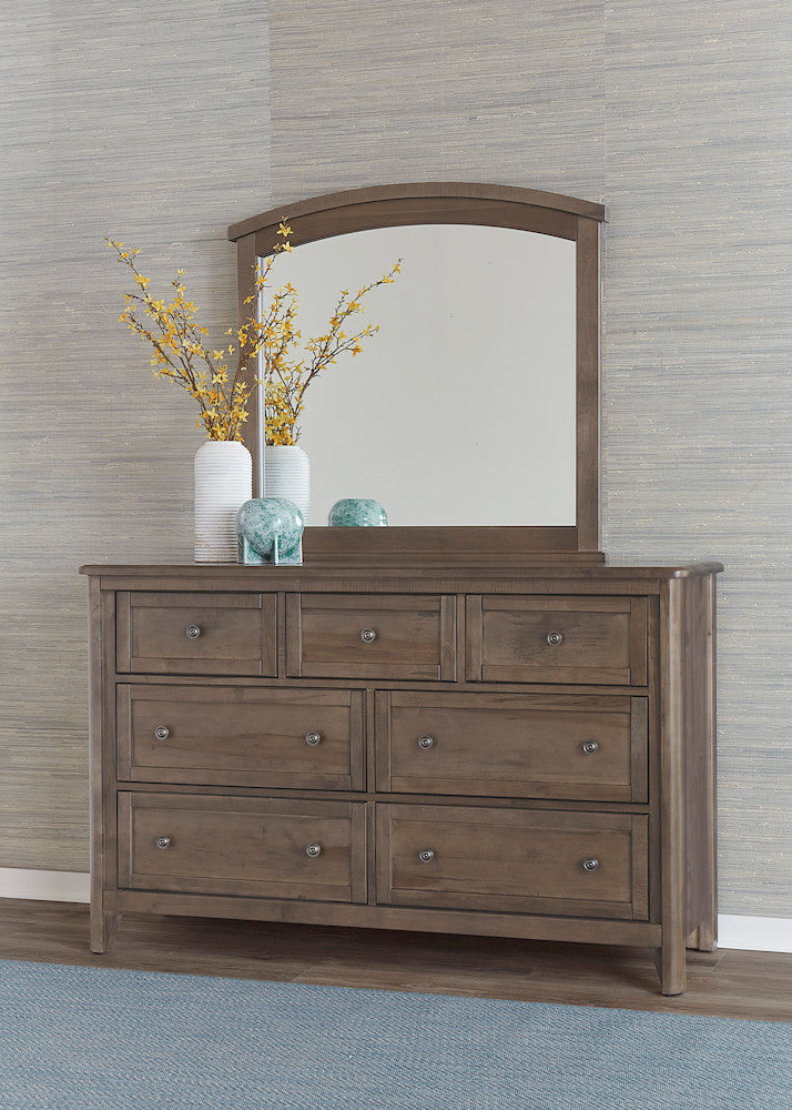 Vaughan Bassett - Woodbridge - Arched Mirror - Dark Cashmere - 820-447  view 4