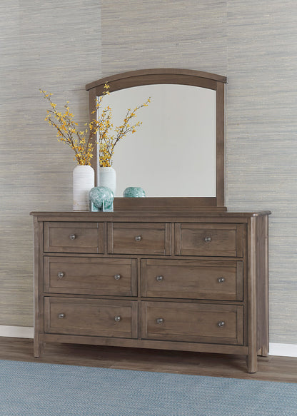 Vaughan Bassett - Woodbridge - Arched Mirror - Dark Cashmere - 820-447  view 4
