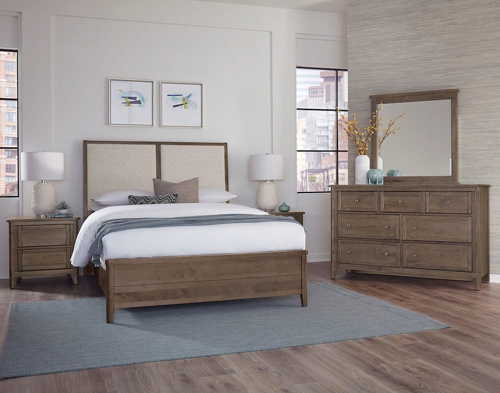 Vaughan Bassett - Woodbridge - Cal King Upholstered Bed-Grey - 820-661-166-062-944-MS1  view 5