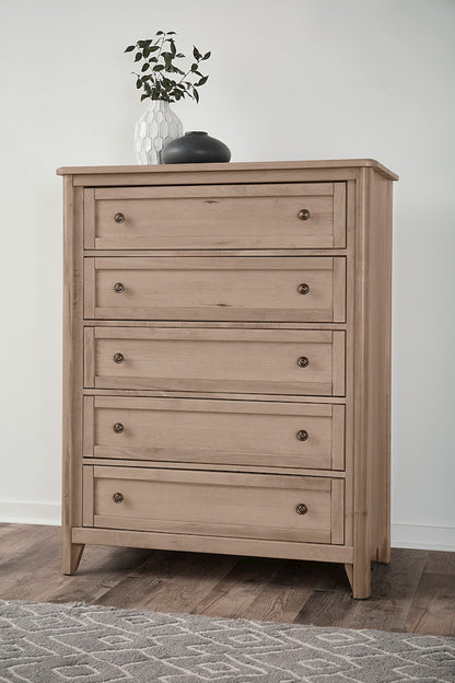 Vaughan Bassett - Woodbridge - Chest - 5 Drwr - Clear Maple - 822-115  view 3