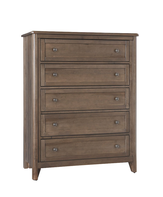 Vaughan Bassett - Woodbridge - Chest - 5 Drwr - Dark Cashmere - 820-115  view 1