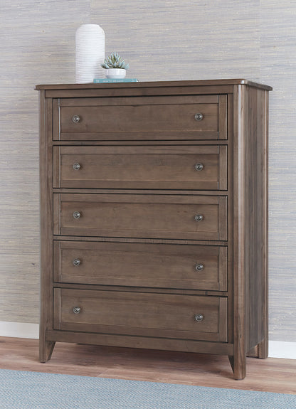 Vaughan Bassett - Woodbridge - Chest - 5 Drwr - Dark Cashmere - 820-115  view 3
