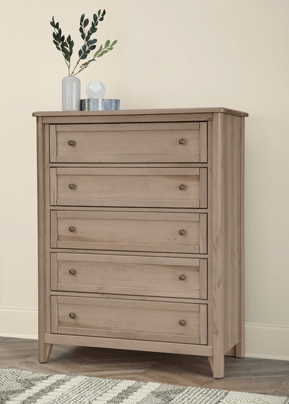 Vaughan Bassett - Woodbridge - Chest - 5 Drwr - Shadow Grey - 821-115  view 2