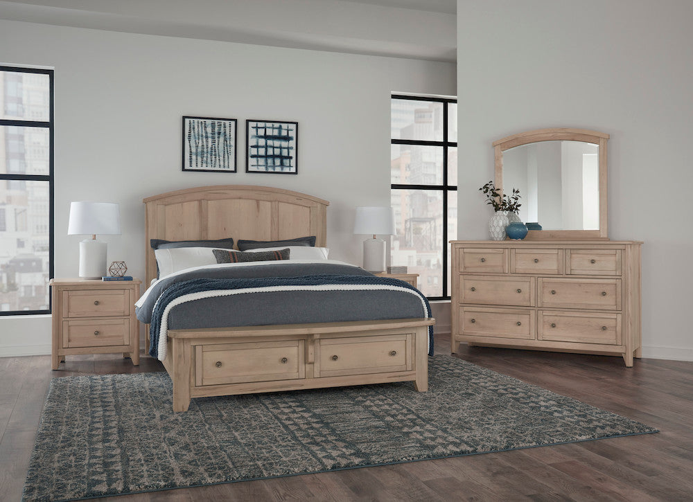 Vaughan Bassett - Woodbridge - King Arch Bed With Storage Footboard - 822-667-066B-502-666  view 4